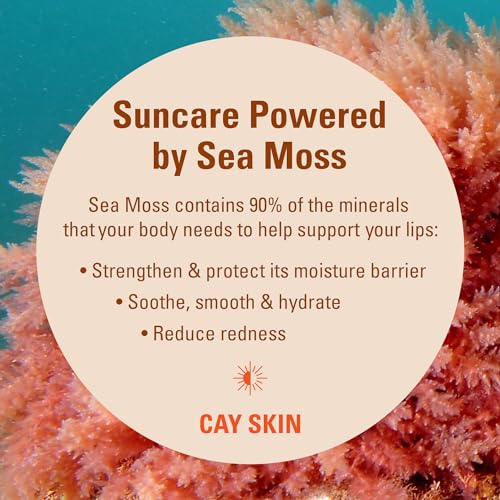 Cay Skin Isle Glow Body Lotion SPF 45, Hydrating Sunscreen with Sea Moss, Cocoa Seed Butter
